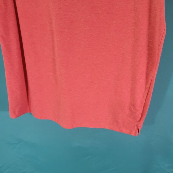 Freedom Trail Kyodan Womens V-Neck T-Shirt Rose Pink Short Sleeve Casual Top Siz - Picture 10 of 10